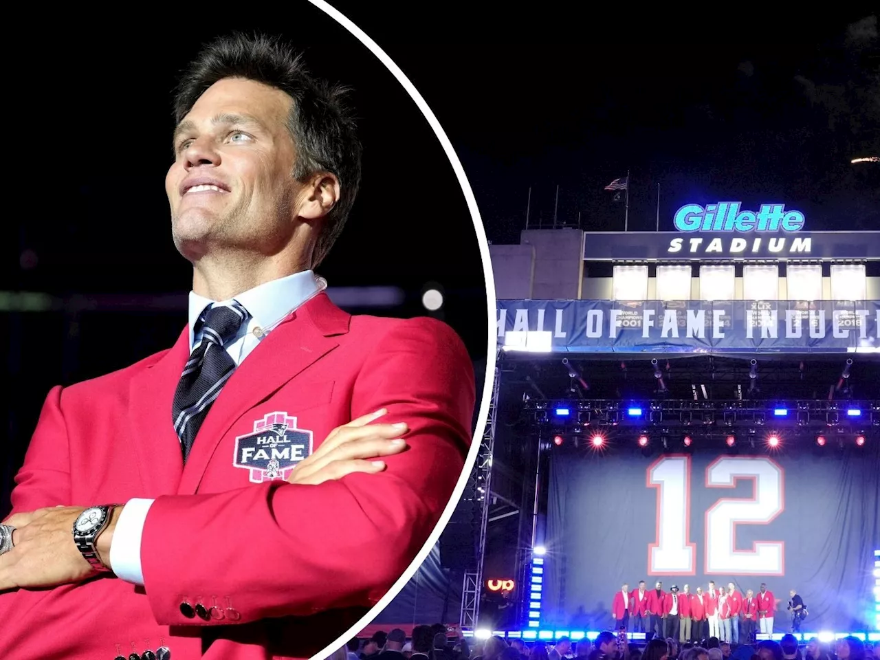 Vor 60 000 Fans: Tom Brady mit emotionaler Rede bei Hall of Fame Aufnahme