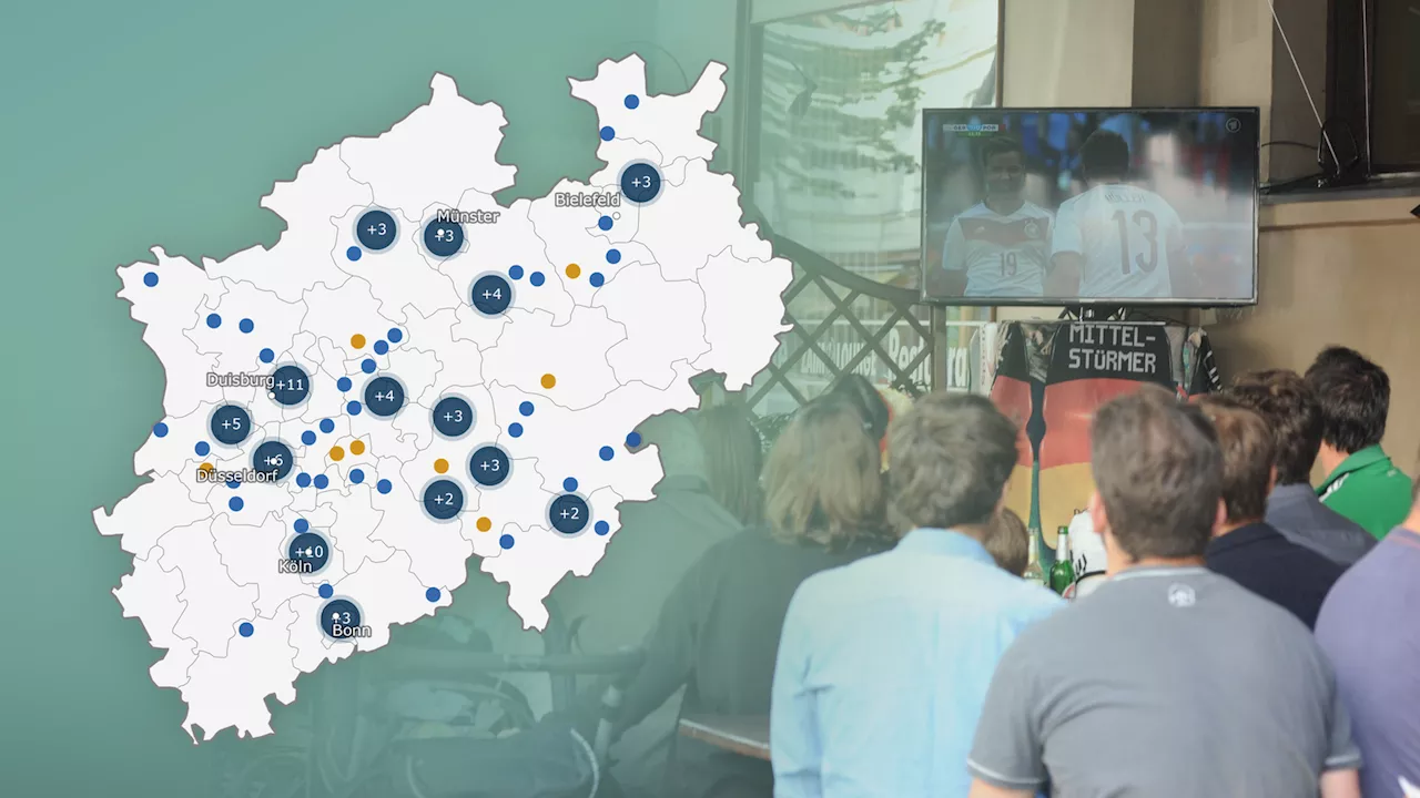 Rudelgucken in NRW: Hier gibts Public Viewing zur Fußball-EM