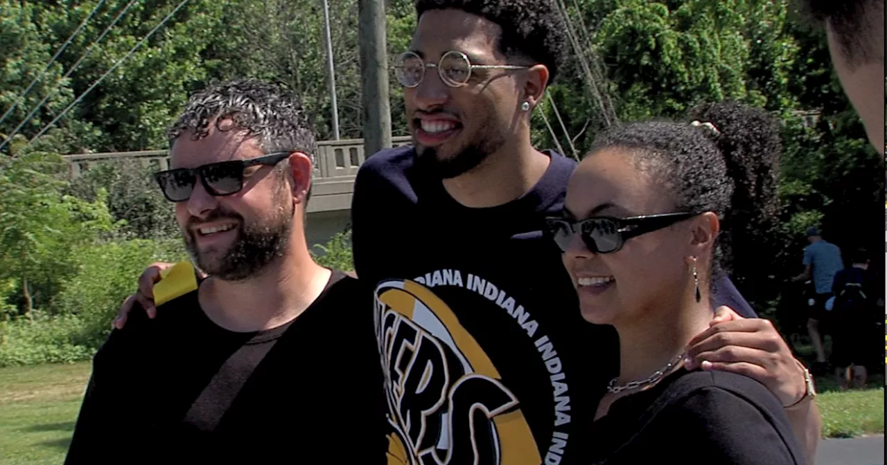 Tyrese Haliburton unveils renovated basketball courts at Fall Creek & 30th Park