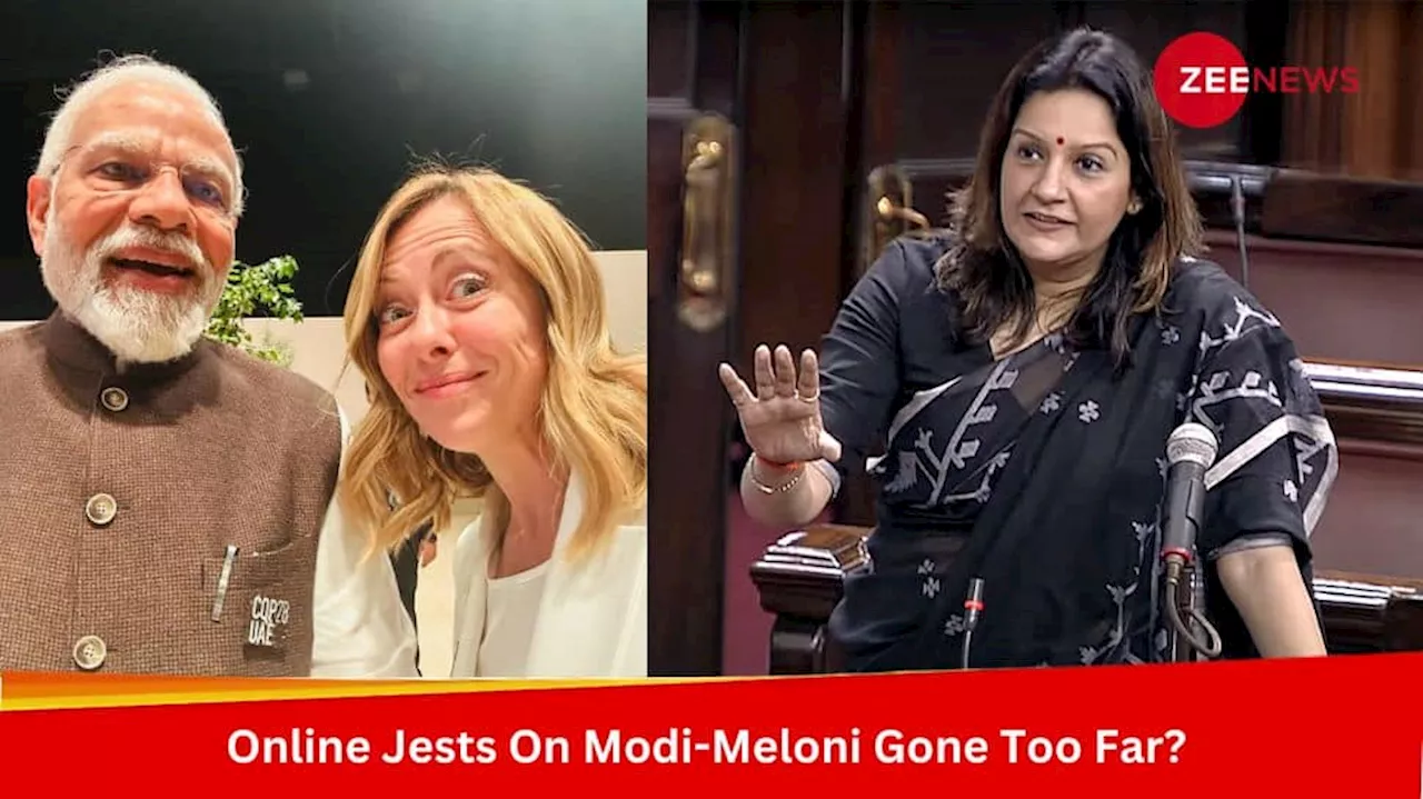 First Political Reaction On Modi-Meloni Memes: Rajya Sabha MP Priyaanka Chaturvedi Says This