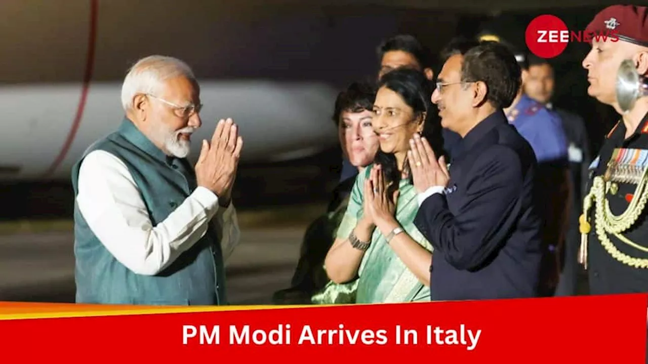 G7 Summit: PM Modi Arrives In Italy; Action-Packed Schedule Includes Key Bilateral Meetings