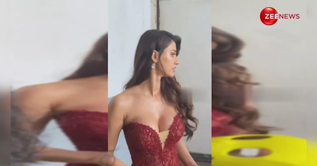 OMG! Disha Patani का ये लुक देख लोगों के माथे से छूटे पसीने, रेड कलर की ड्रेस पहने नजर आईं एक्ट्रेस