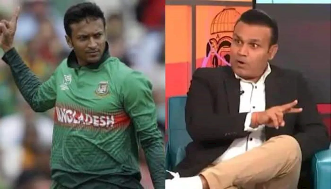 Virender Sehwag Who?, Shakib Al Hasan Hits Back After India Greats Youre Bangladeshi Comment, Video Goes Viral