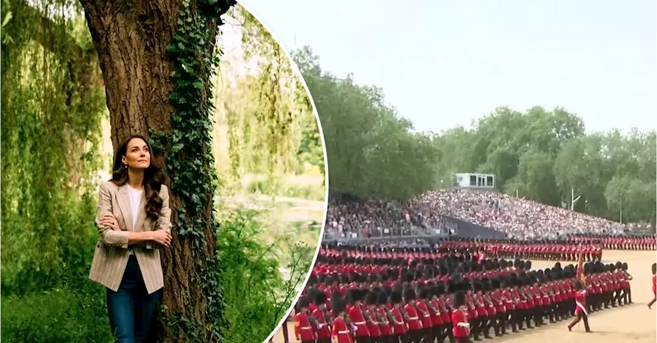 UK prepares for Trooping the Colour and Princess Kate's first public appearance this year