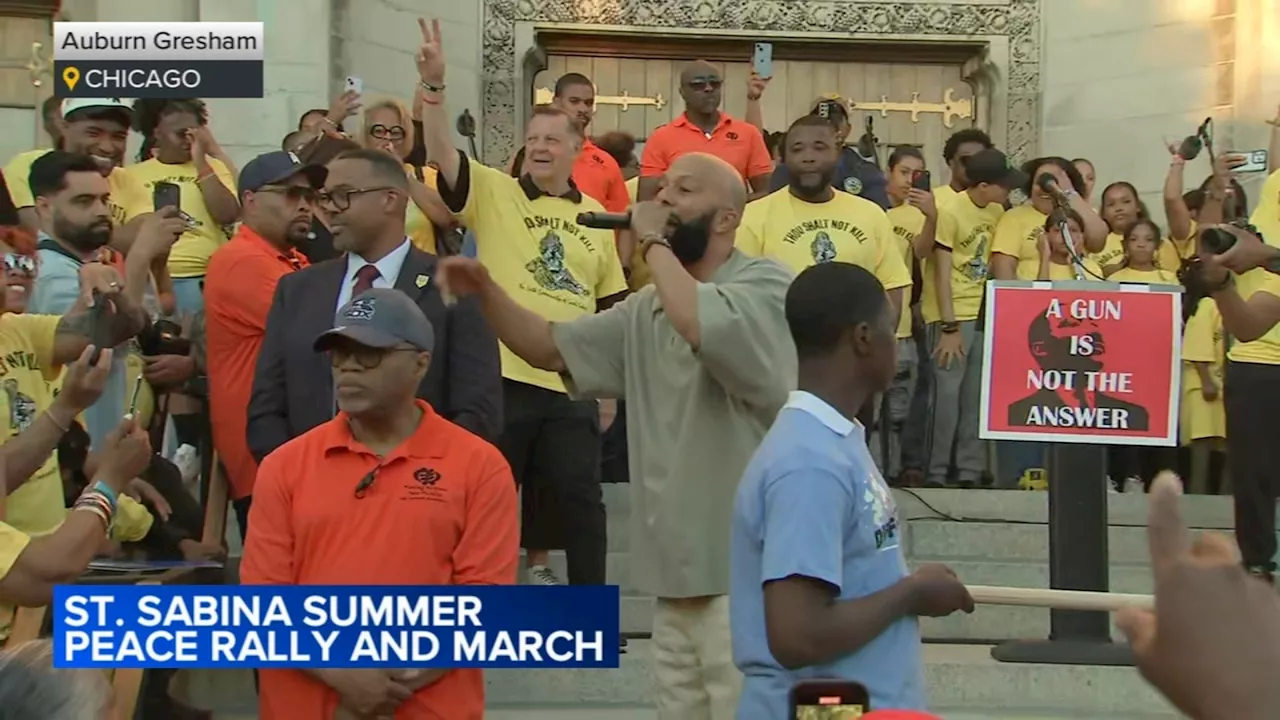 St. Sabina Church holds Summer Peace Rally and March ahead of busy weekend in Chicago