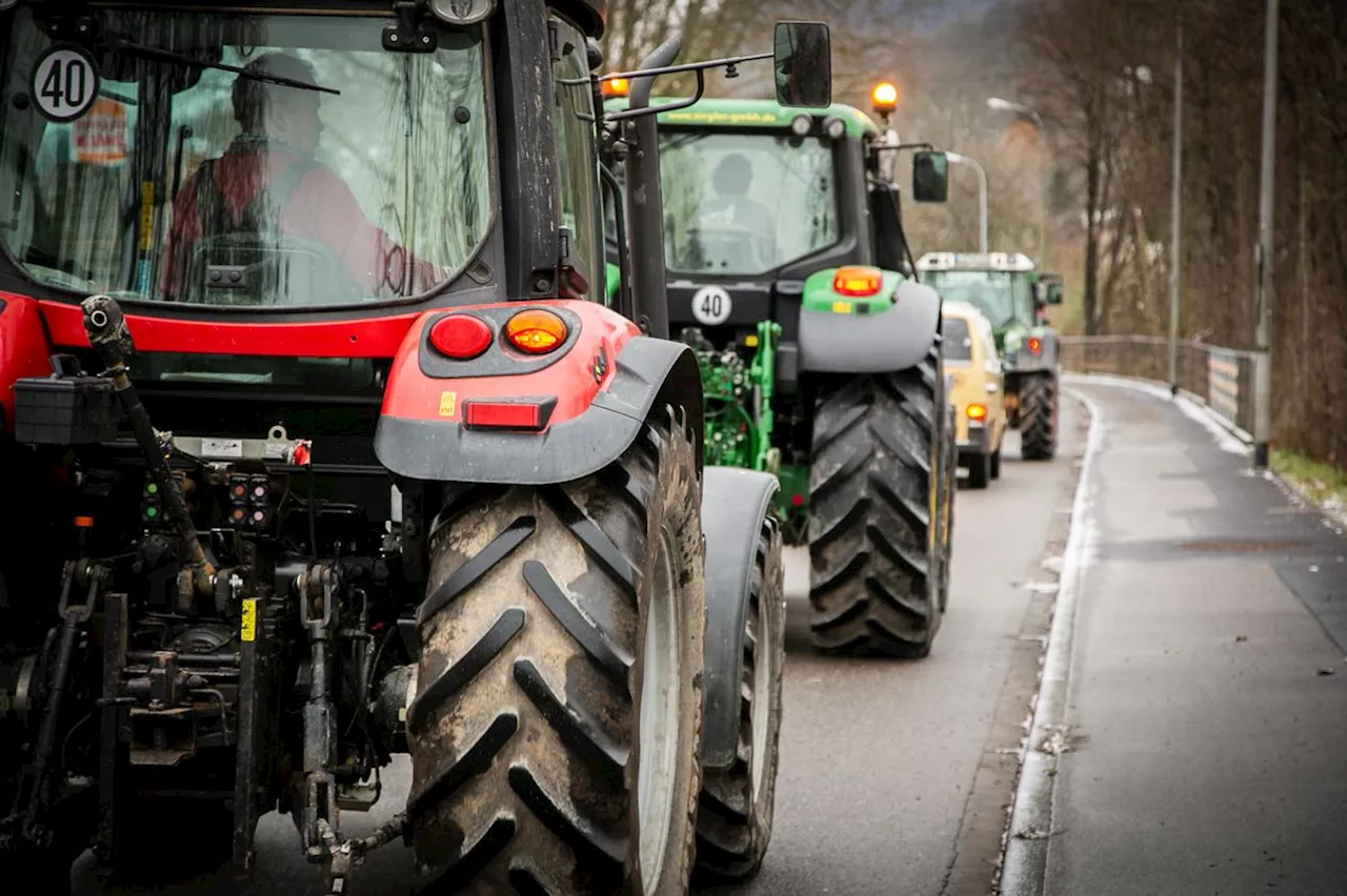 Unfall in Rheinfelden (D): Autofahrer macht Schikanestopp vor Traktor