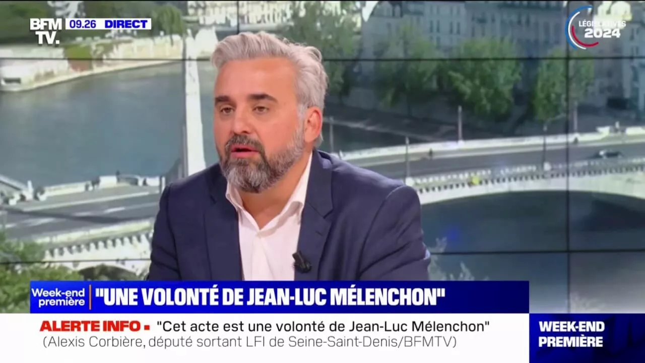 'Ceux qui ont fait ce sale coup sont des sectaires', déclare Alexis Corbière, député sortant LFI