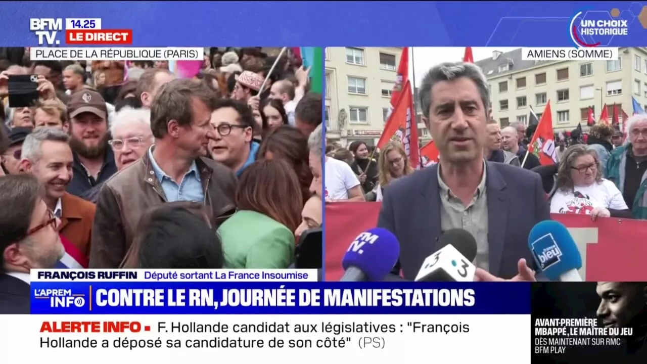 François Ruffin (député sortant LFI): 'En 24 heures, on revient aux rancœurs'