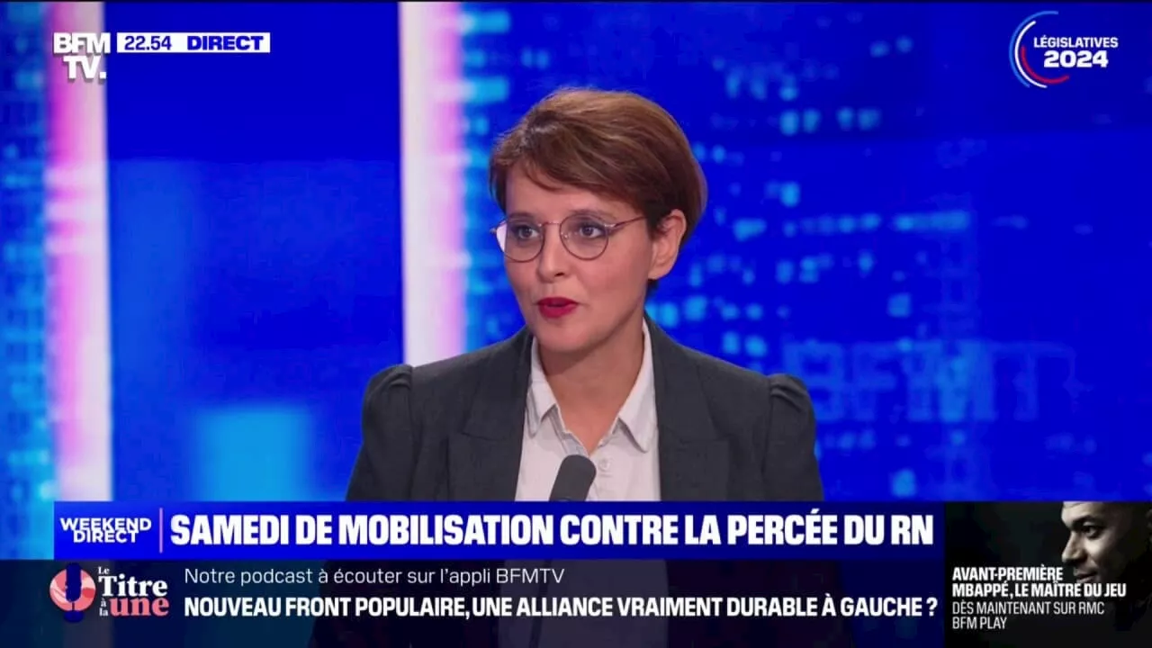 Najat Vallaud-Belkacem dénonce 'le chaos qu'a créé le président de la République avec cette dissolution express'