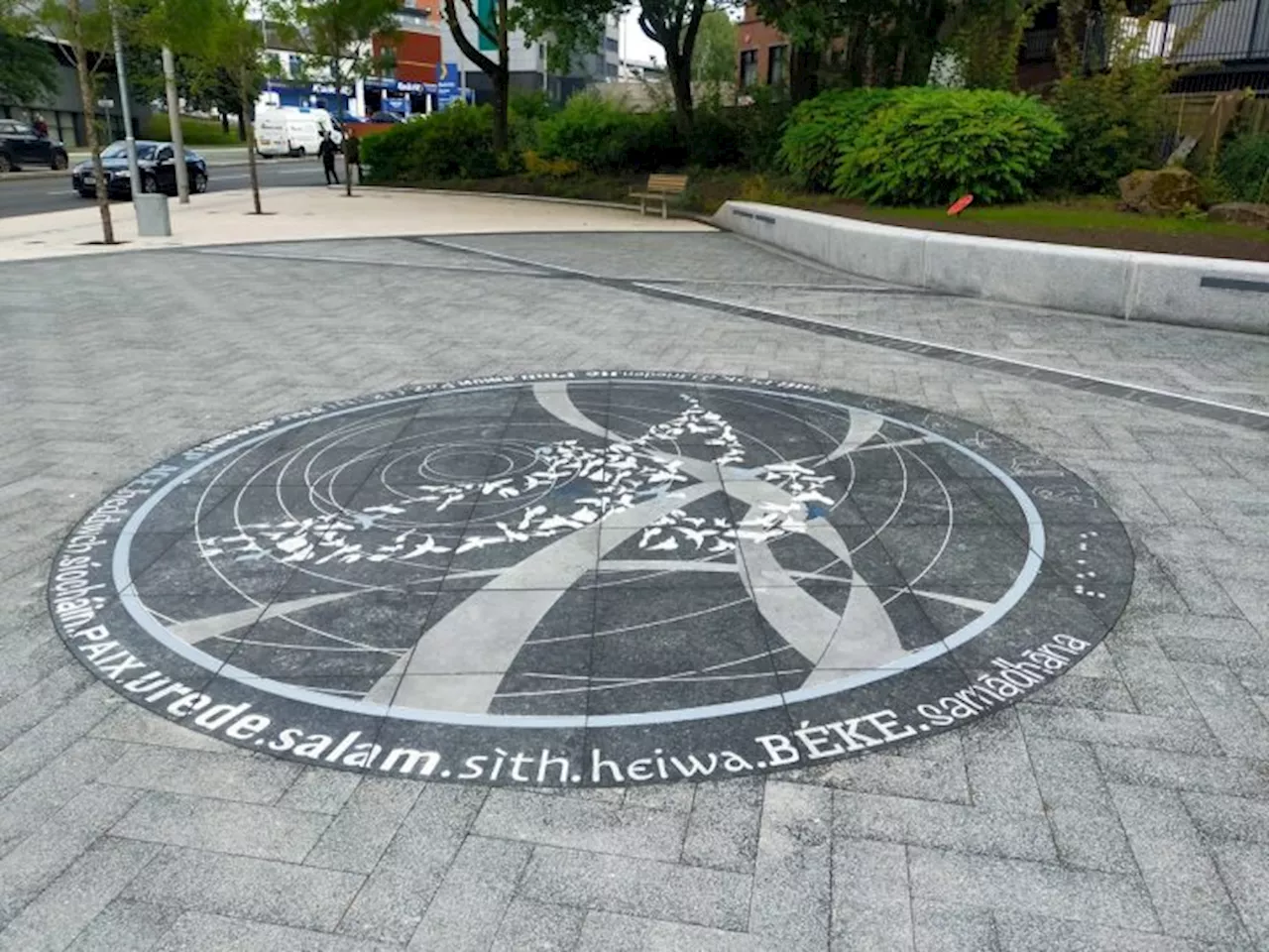 New look Preston Peace Garden in Friargate takes shape