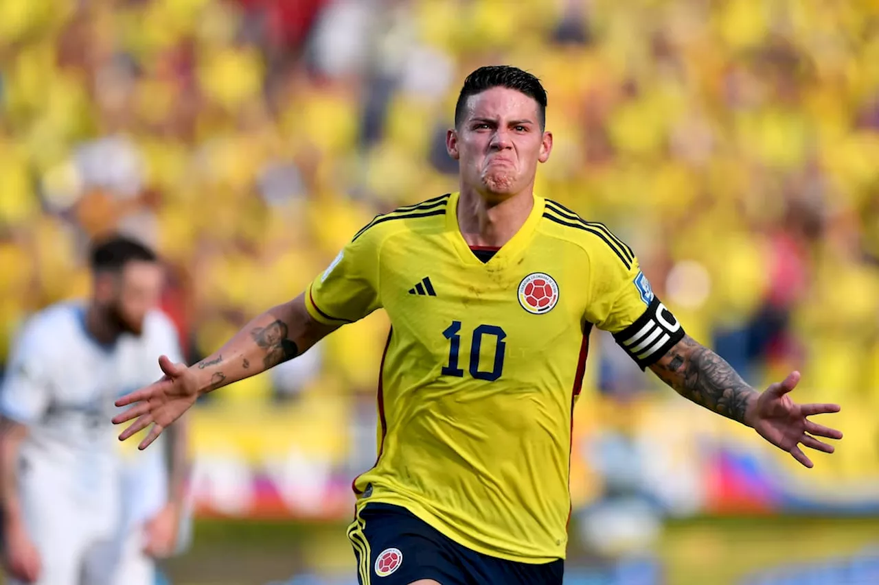 James Rodríguez se mete al grupo de jugadores con 100 partidos en Selección Colombia