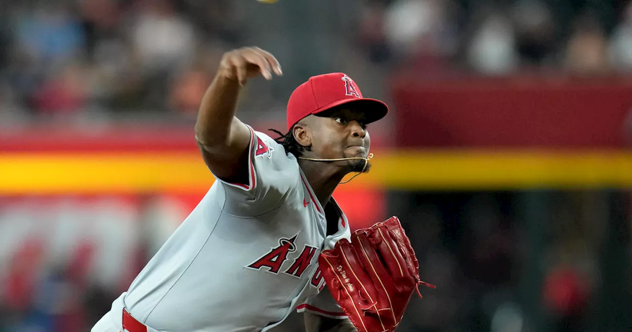 Soriano pitches effectively into the 9th inning and Angels roll over Diamondbacks 8-3