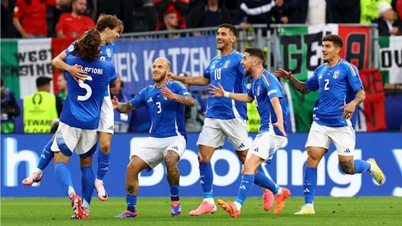 Sempat Blunder Fatal, Italia Unggul Atas Albania di Babak Pertama