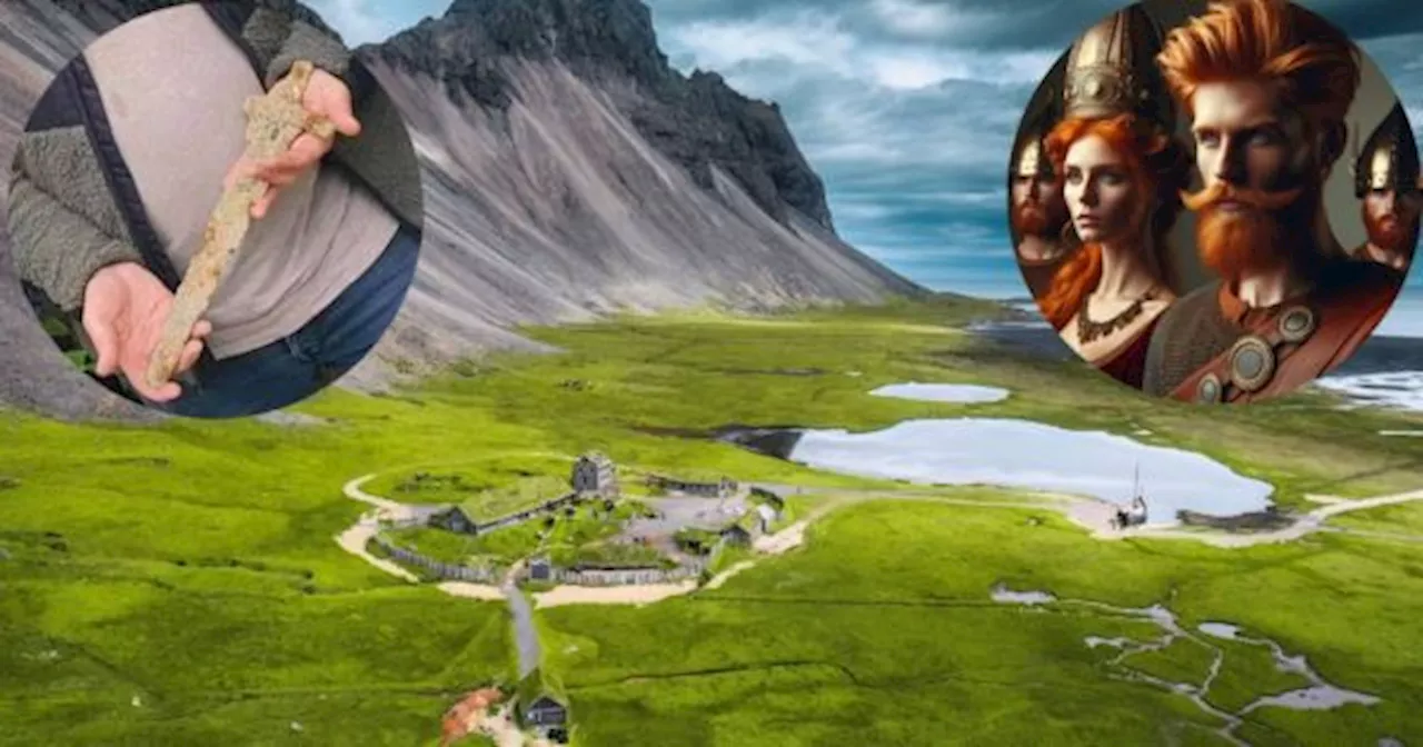  Un granjero encontró por error una PODEROSA DAGA vikinga del siglo IX