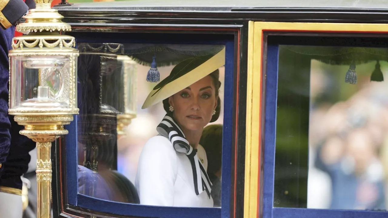 Princess of Wales joins royals on Buckingham Palace balcony after cancer diagnosis early this year