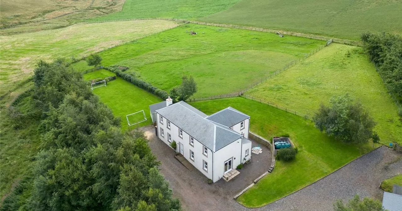 Inside 'stylish' Borders home with idyllic garden just out of Edinburgh for sale