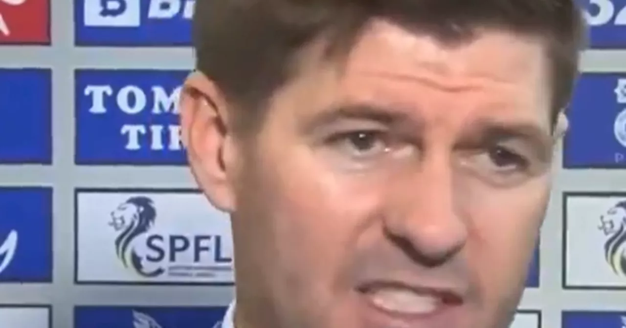 Steven Gerrard's Ryan Porteous rant resurfaces following Scotland red card