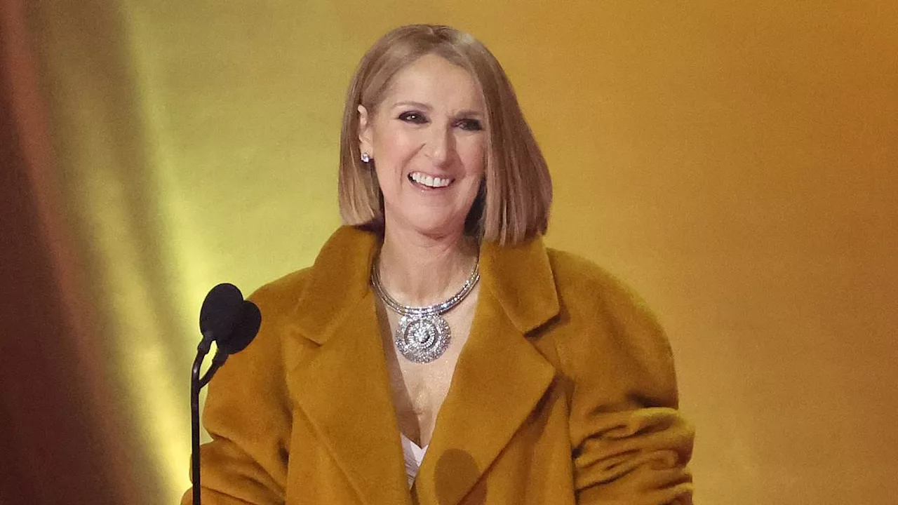 Celine Dion admits that she was 'very nervous' to present Taylor Swift with Album of the Year at the...