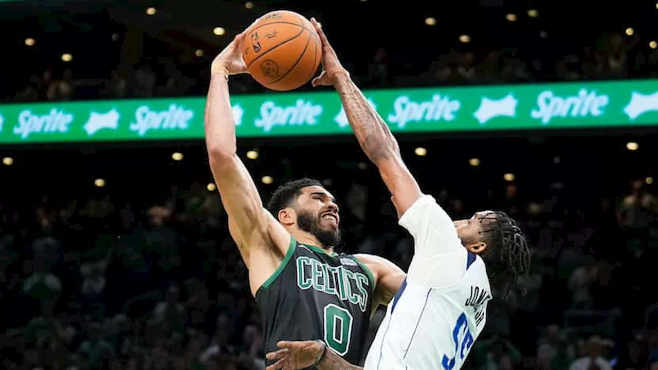 Defense of Mavericks' Derrick Jones Jr. giving Jayson Tatum fits