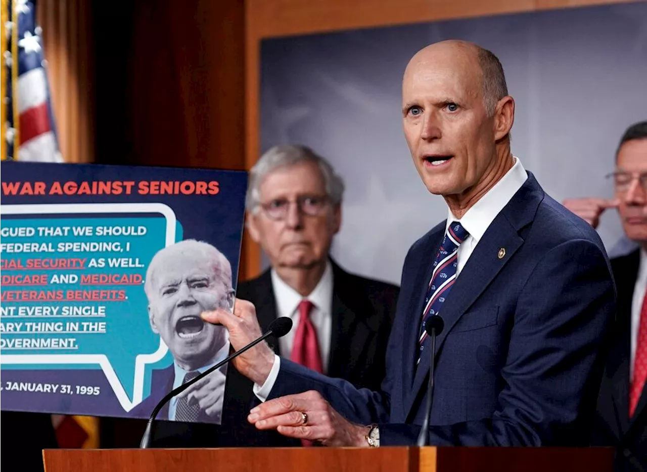 McConnell successor hopeful Rick Scott slams minority leader for caving to Democrats