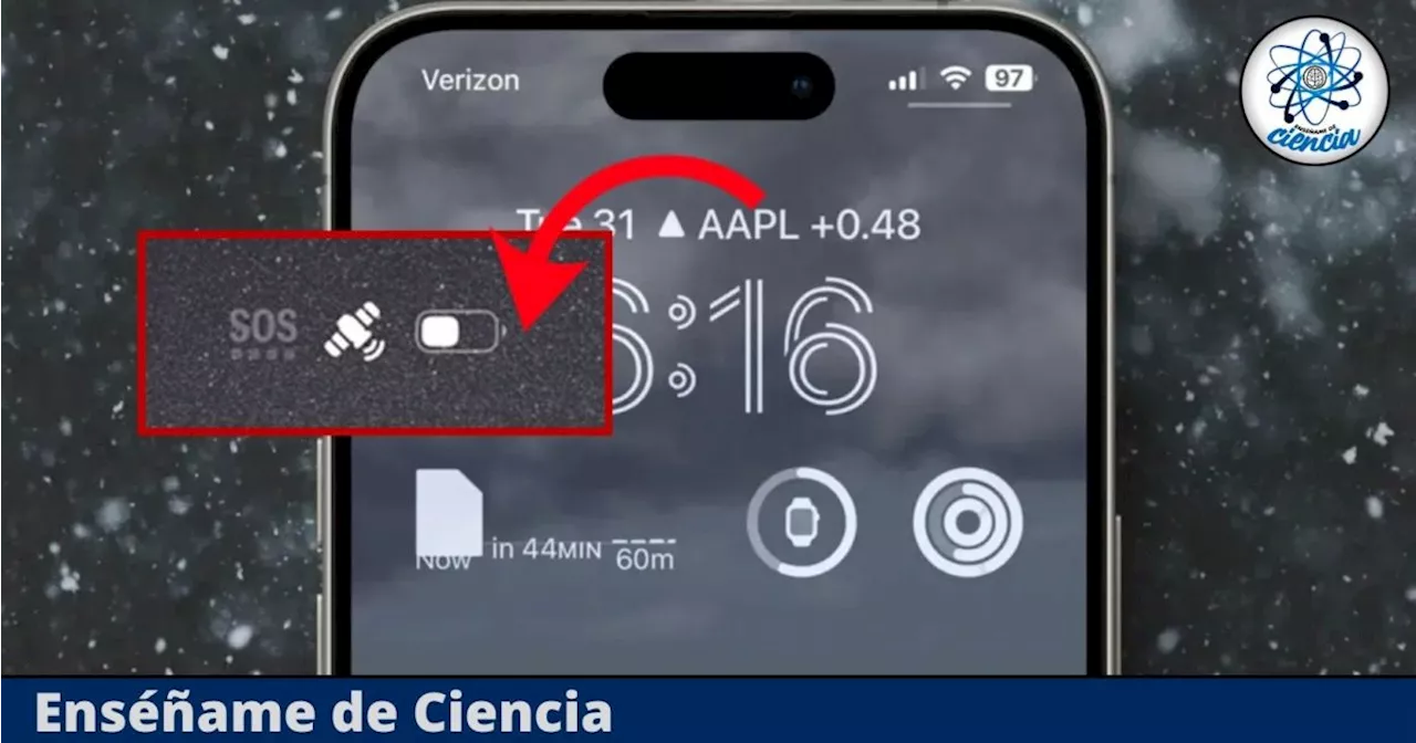 ¿Qué significa el ícono del satélite que aparece en el celular y por qué es importante?