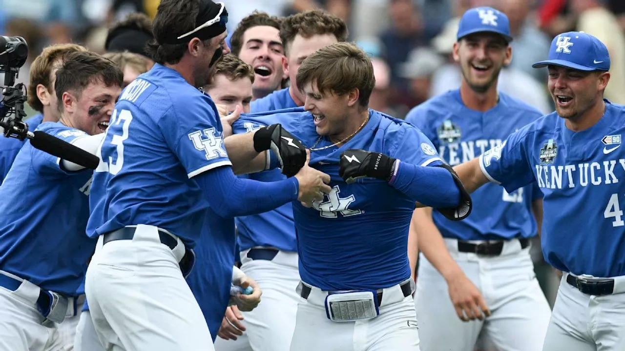 Kentucky outlasts NC State at Men's College World Series