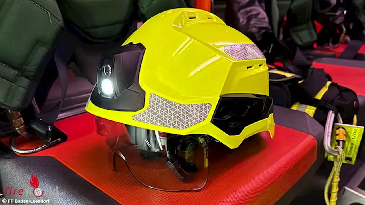 Nö: Neue Helme „MSA F2XR“ (mit Ergänzungen) für den technischen Einsatz bei der Feuerwehr Baden-Leesdorf