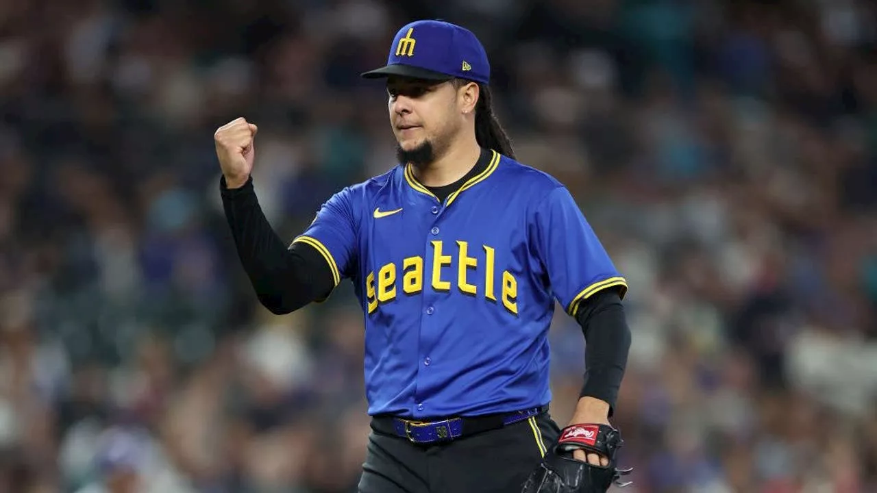 Castillo throws gem, Rodríguez drives in go-ahead run as Seattle Mariners beat Rangers 3-2