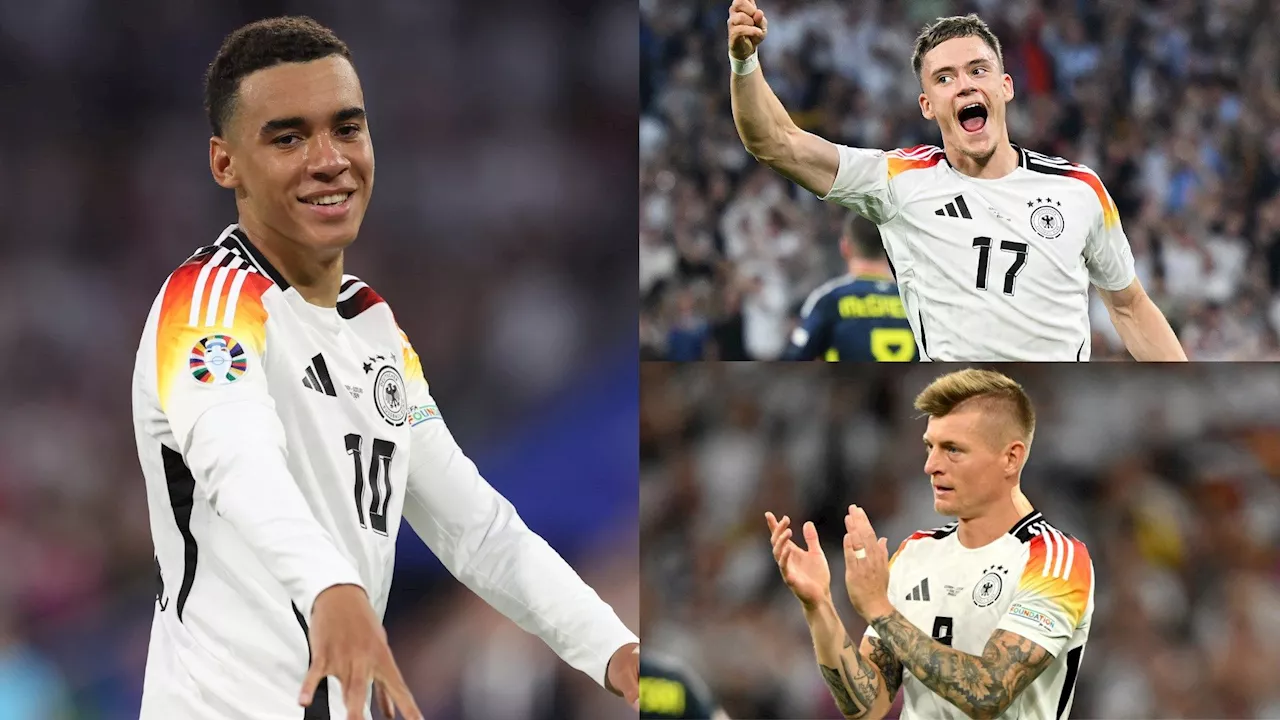 Rapor Pemain Jerman Vs Skotlandia: Duo Bintang Muda Jamal Musiala & Florian Wirtz Bersinar Terang Di Laga Pembuka Euro 2024!