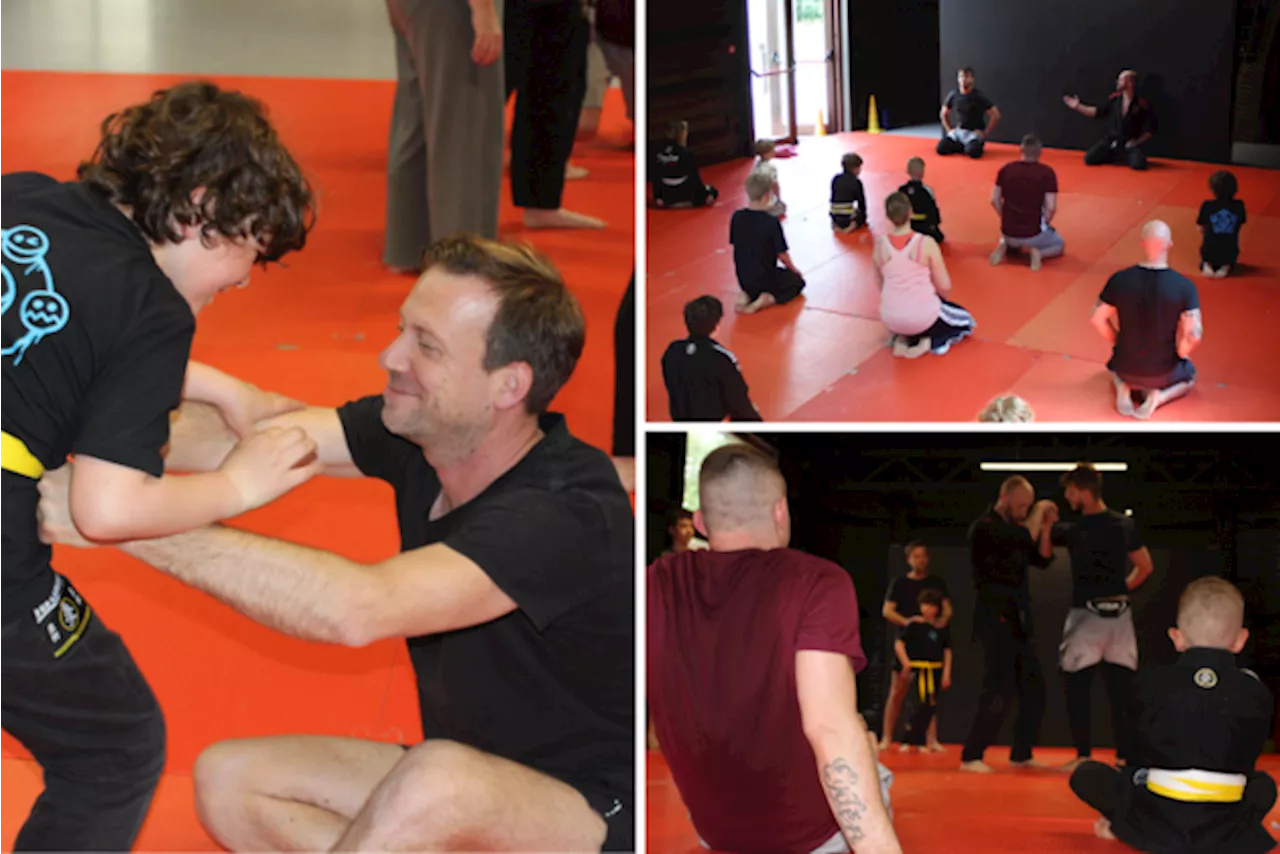 Eerste ouder-kind-training was succes voor Tai Jutsu Kwai Bornem.