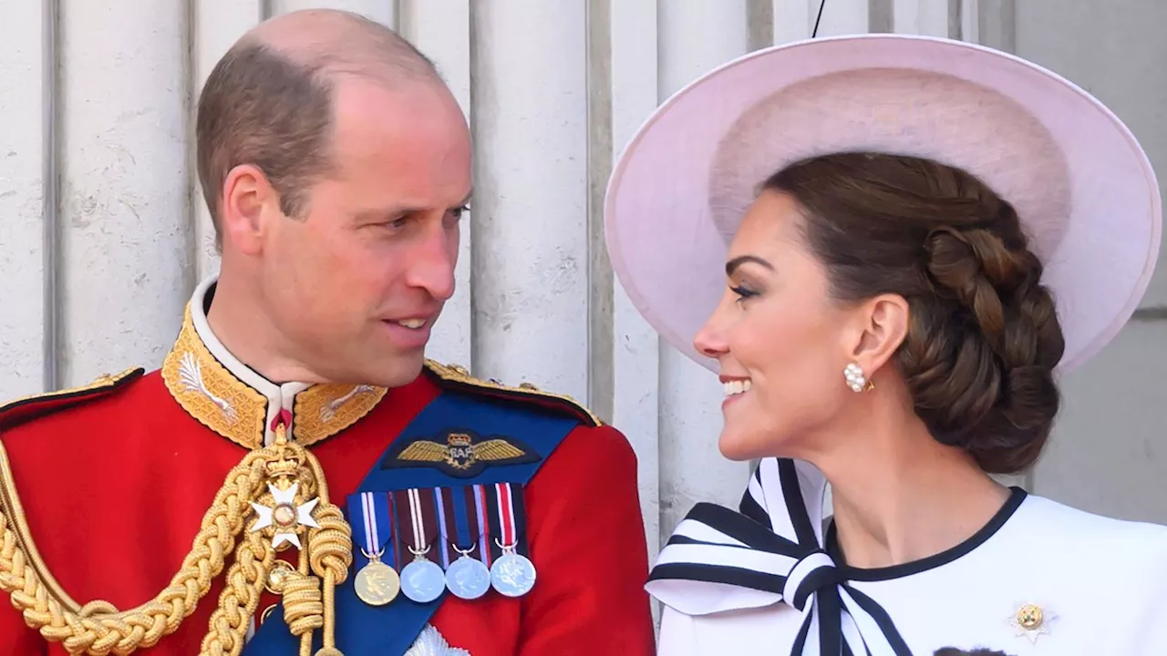 Kate Middleton and Prince William Looked So in Love at Trooping the Colour