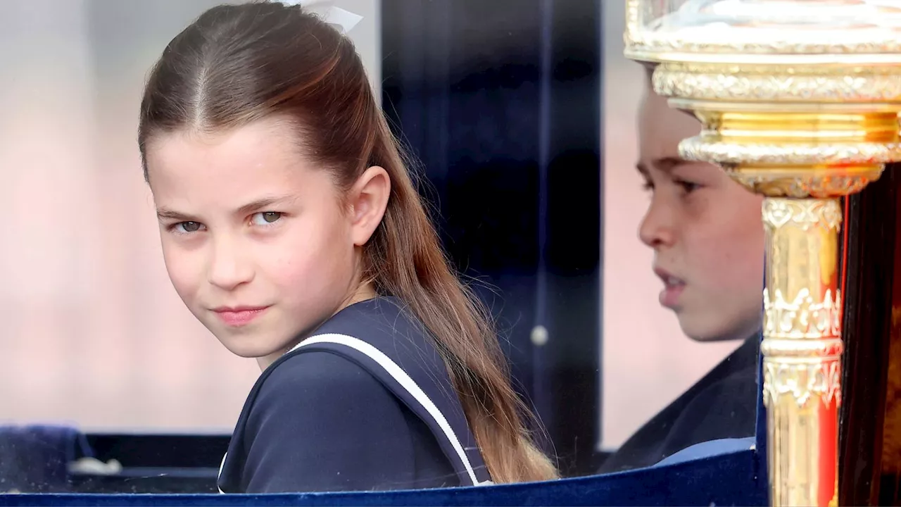 Princess Charlotte Adorably Scolded Prince Louis for Dancing During Trooping the Colour