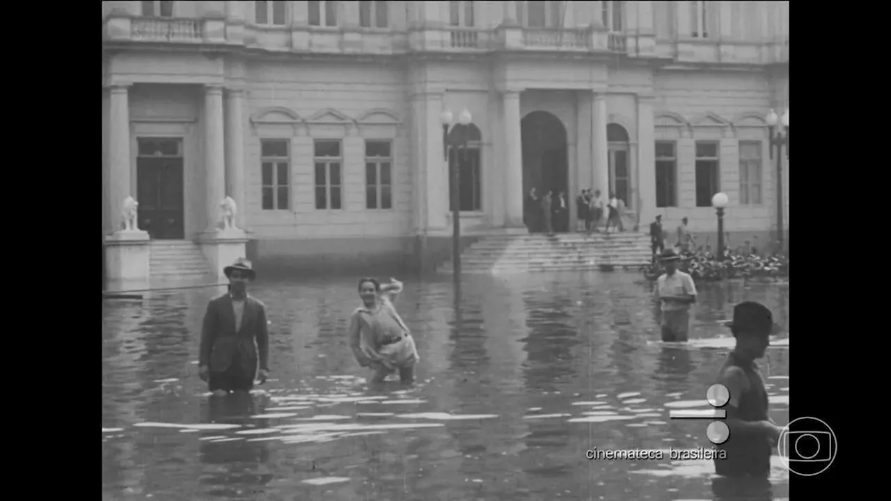 Jornal Nacional revela imagens inéditas da enchente devastadora de 1941 no Rio Grande do Sul