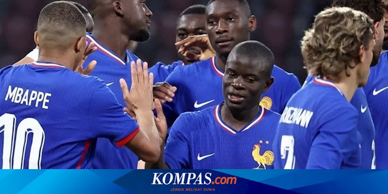 Euro 2024: Giroud Kiper Perancis, 1.000 Paru-paru Kante Pukau Mbappe