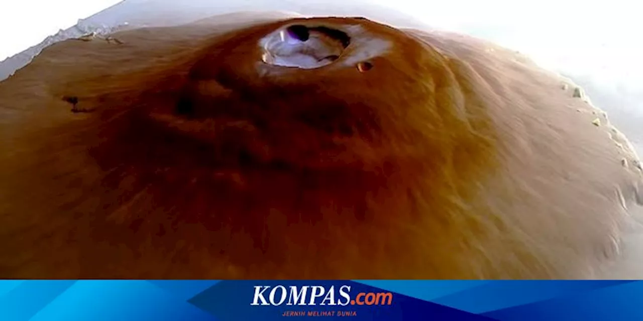 Penemuan Baru di Mars, Embun Es di Gunung Berapi dan Lubang di Permukaan Planet