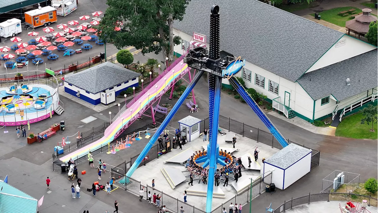 Portland's Oaks Amusement Park closes after ride gets stuck upside down