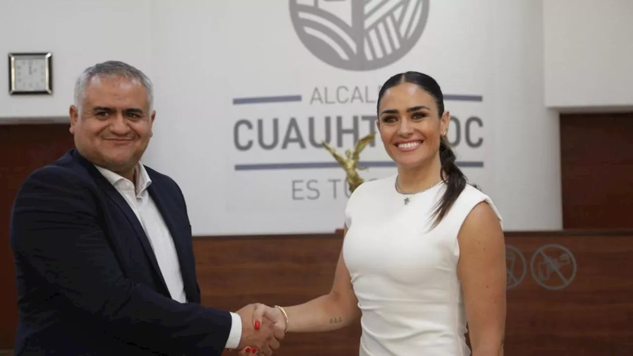 Ale Rojo de la Vega, alcaldesa electa, llega a la Cuauhtémoc para iniciar transición