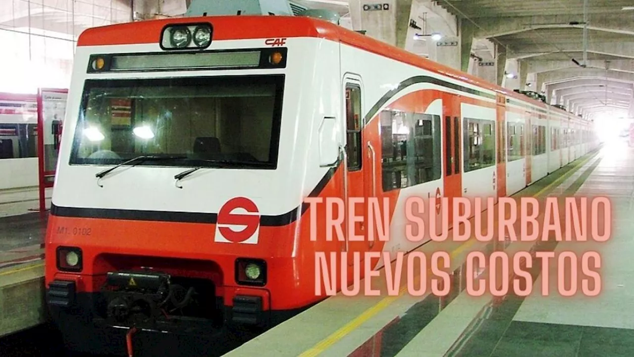 Esto te costará el viaje en el Tren Suburbano con el AUMENTO del boleto