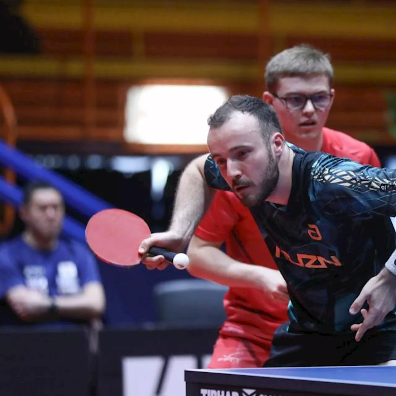 Alexis Lebrun et Simon Gauzy battus en finale du double au Star contender de Ljubljana