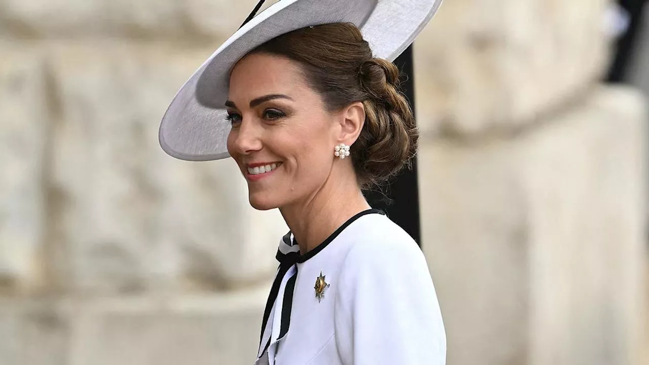 Kate Middleton Berbusana Serba Putih Hadiri Trooping the Colour 2024, Jadi Penampilan Publik Perdana Setelah Diagnosis Kanker