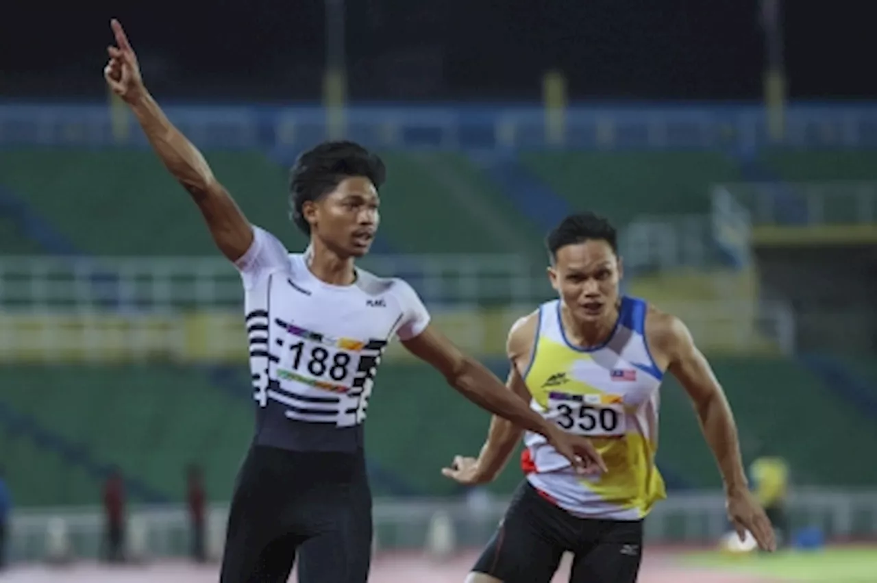 National athlete Azeem lives up to expectations by winning sprint gold but unhappy with winning time