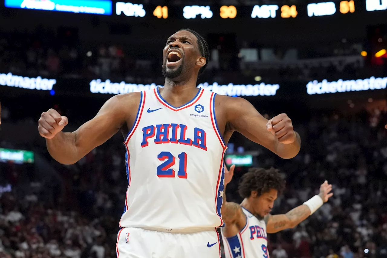 Joel Embiid, at NBA Finals, says he’s feeling well and on track for Olympics