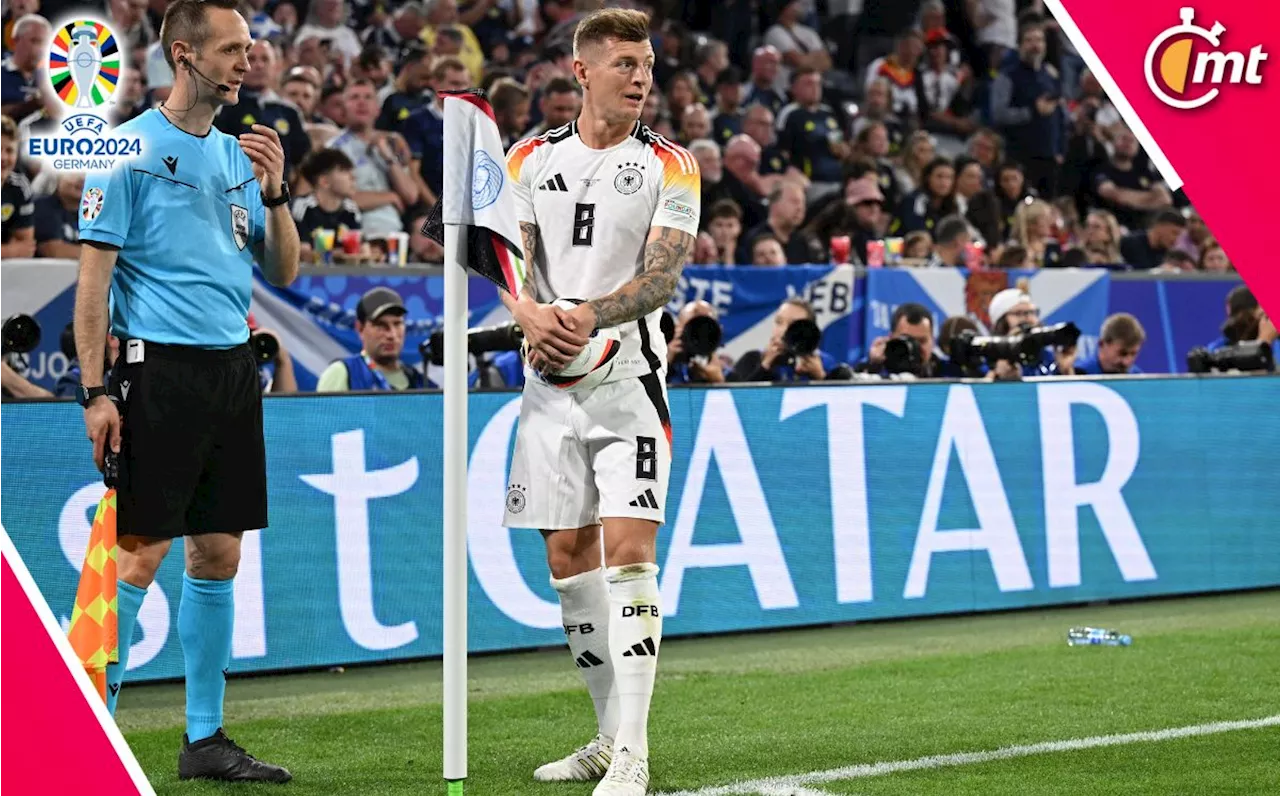La increíble efectividad de pases de Toni Kroos; así le fue ante Escocia en la Euro