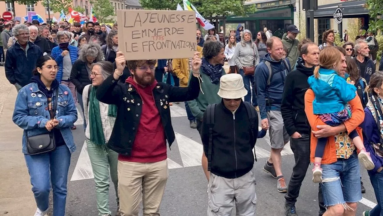 Législatives 2024 : syndicats, jeunes et moins jeunes se sont mobilisés contre l’extrême droite à Mende