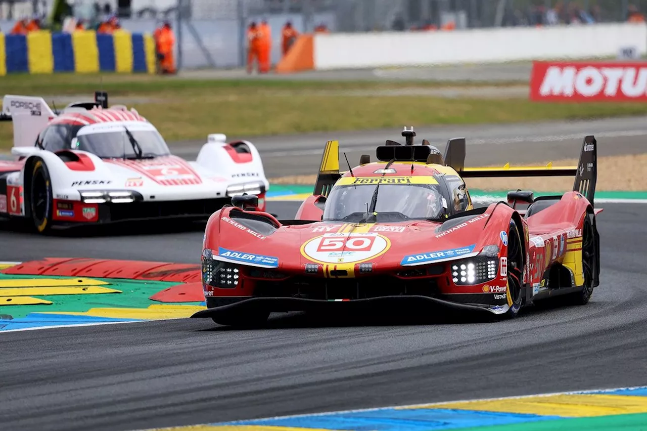 Le Mans 24h, H1: Ferrari, Porsche locked in tight battle at the start