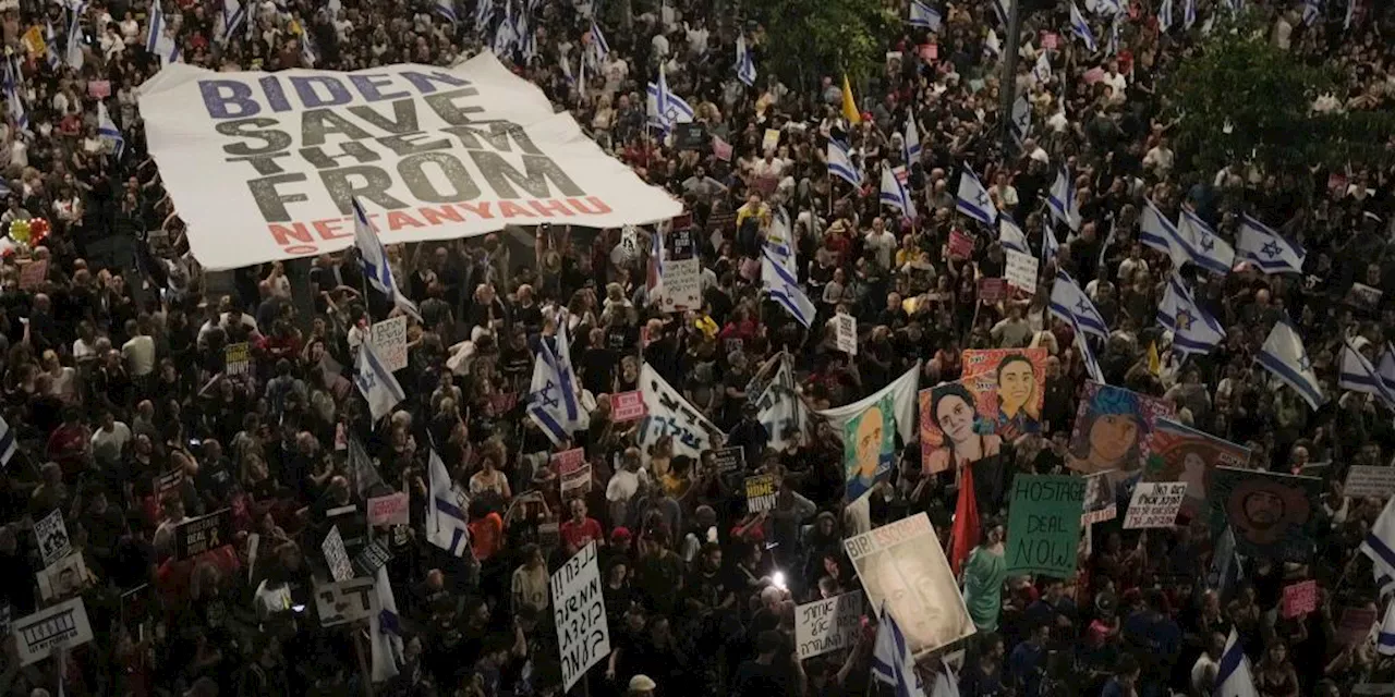 Zehntausende demonstrieren in Israel für Freilassung der Geiseln