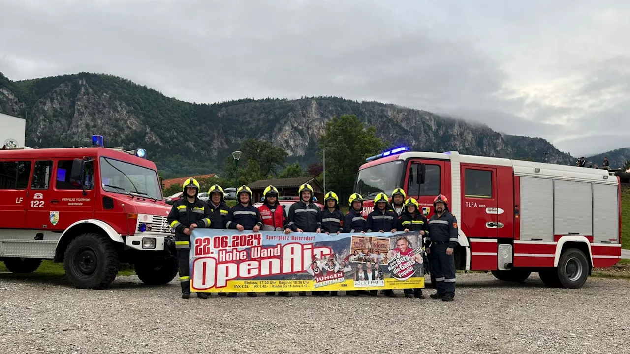 Feuerwehr lädt zum 1. Hohe Wand Open Air