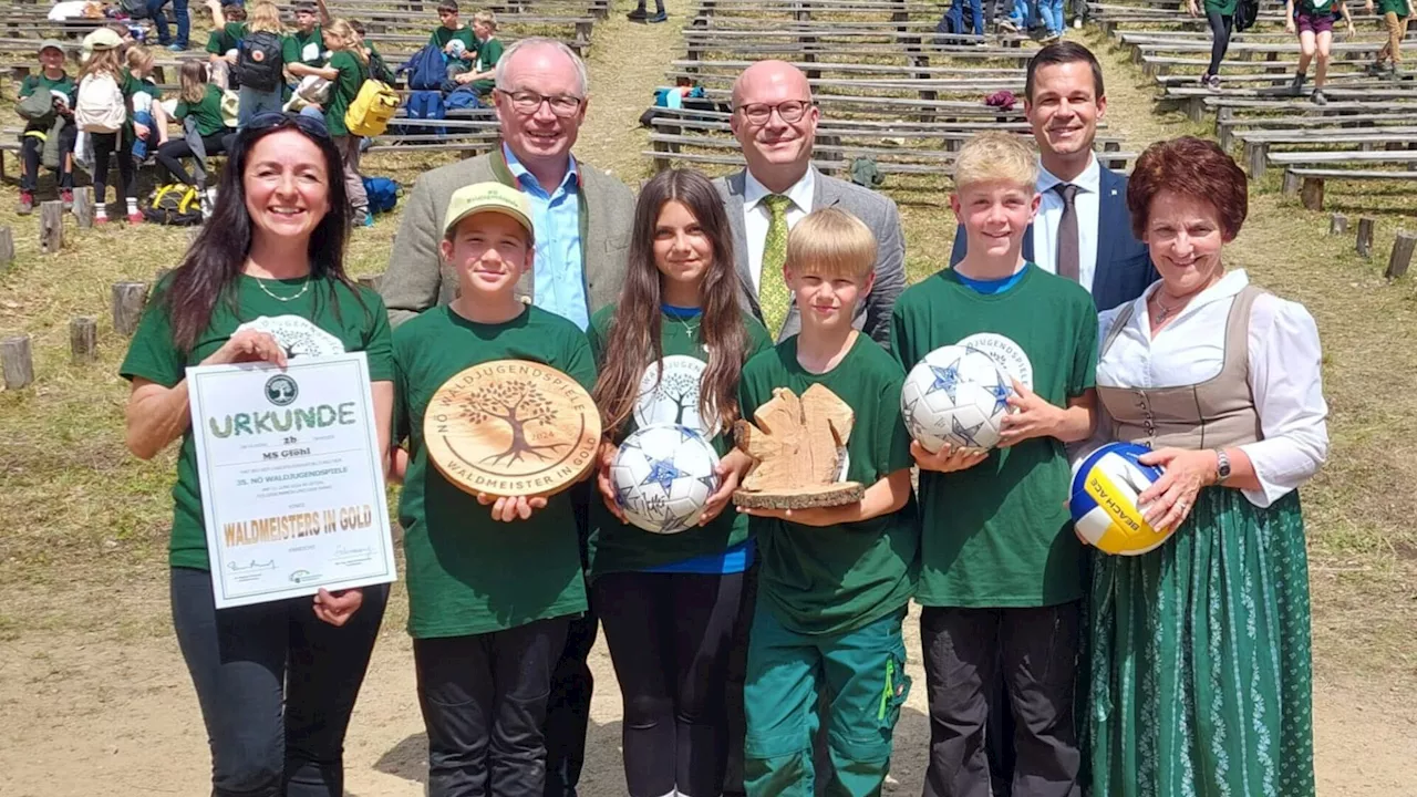 Mittelschule Gföhl holt den 'Waldmeister in Gold'