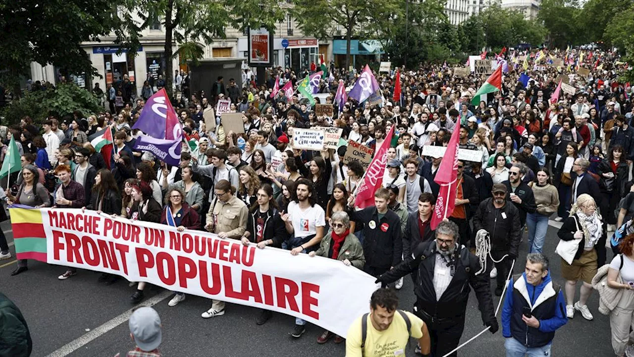 Grote protesten in heel Frankrijk tegen radicaal rechts