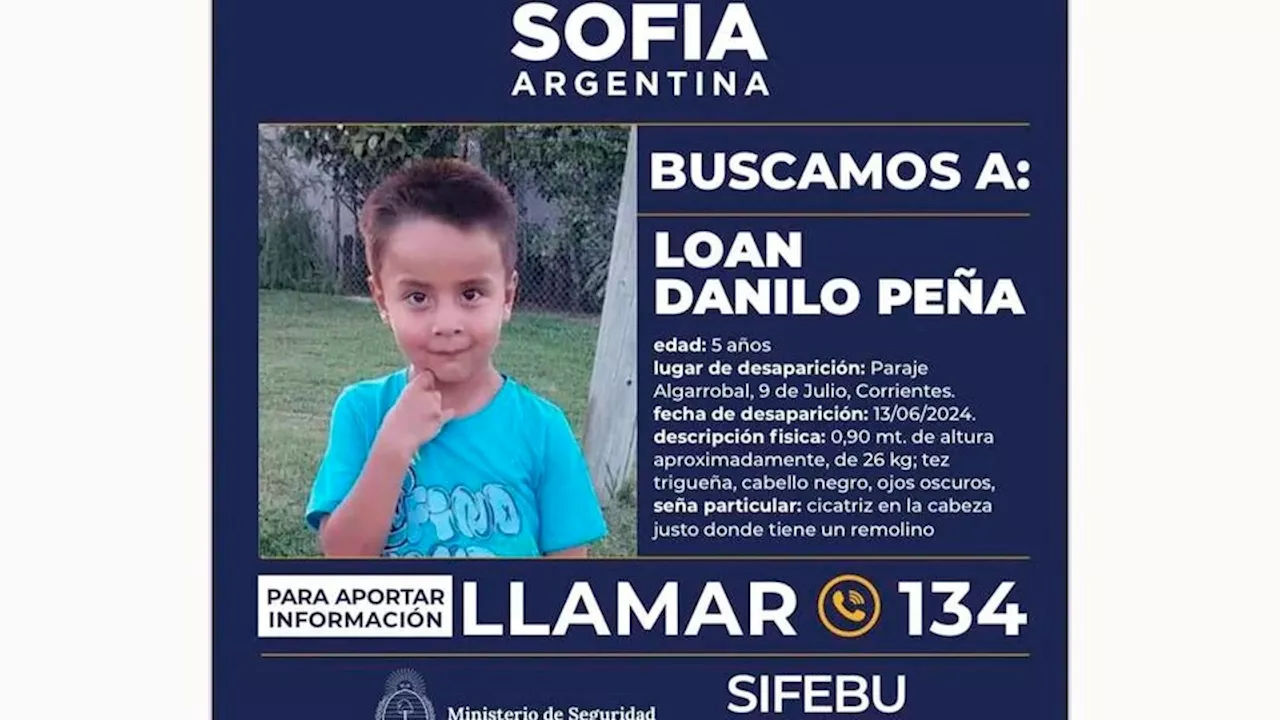 Un niño desaparecido en Corrientes